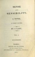 Sense and Sensibility - strona tytułowa